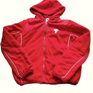 Phillies Fleece Hooded Jacket Medium